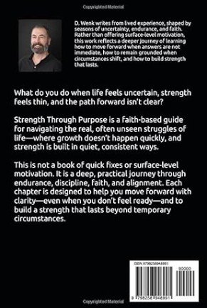 Strength Through Purpose back cover